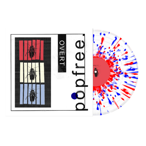 Clear w/ Blue/Red/White Splatter